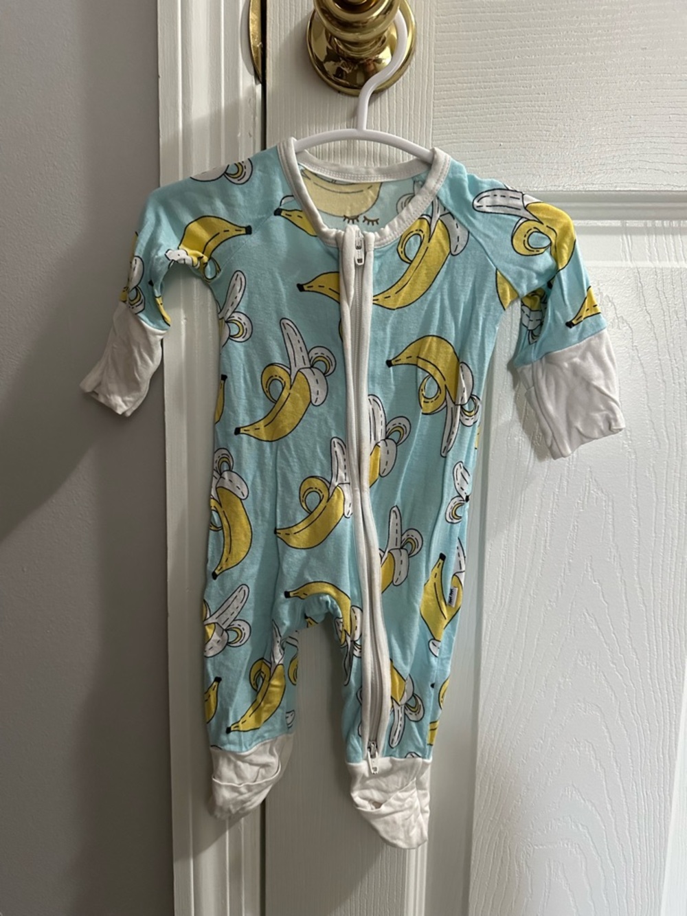 Little Sleepies zippy Banana Print preemie size